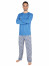 Pánské dlouhé pyžamo MONDA - P MONDA BASS XL