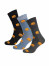 3 PACK ponožek BURGER - PON 5067 3 BURGER BASS 43-46