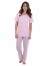 Dámské kárované pyžamo TINA růžové - P TINA S 319 M