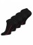 4 PACK pánských kotníkových ponožek 2046 černých - PON 2046 4 999 43-46