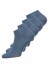 4 PACK pánských kotníkových ponožek 2046 modrých - PON 2046 4 014 39-42