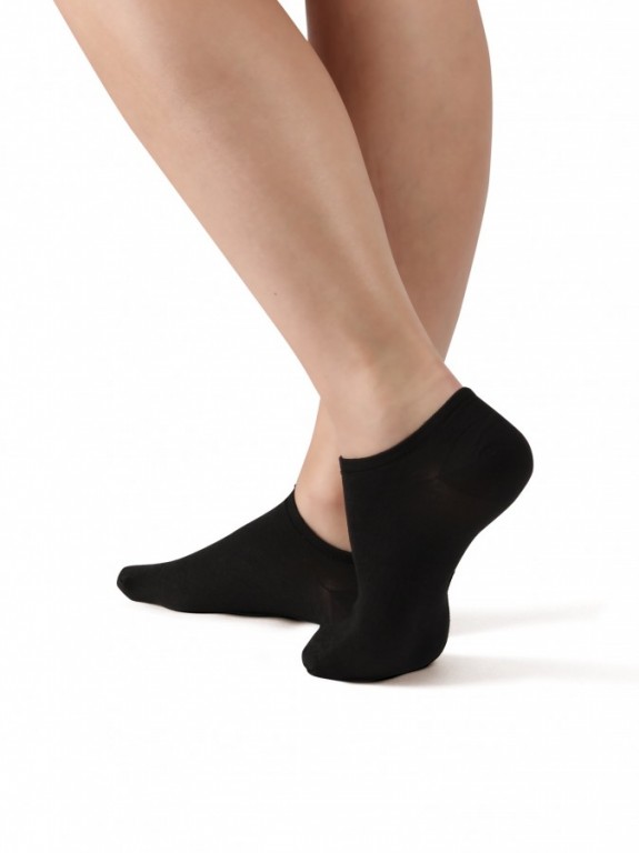 Kotníkové ponožky NELA 999 černé č.1